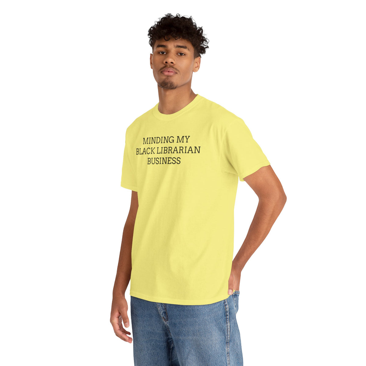 Minding My Black Librarian Business Tee
