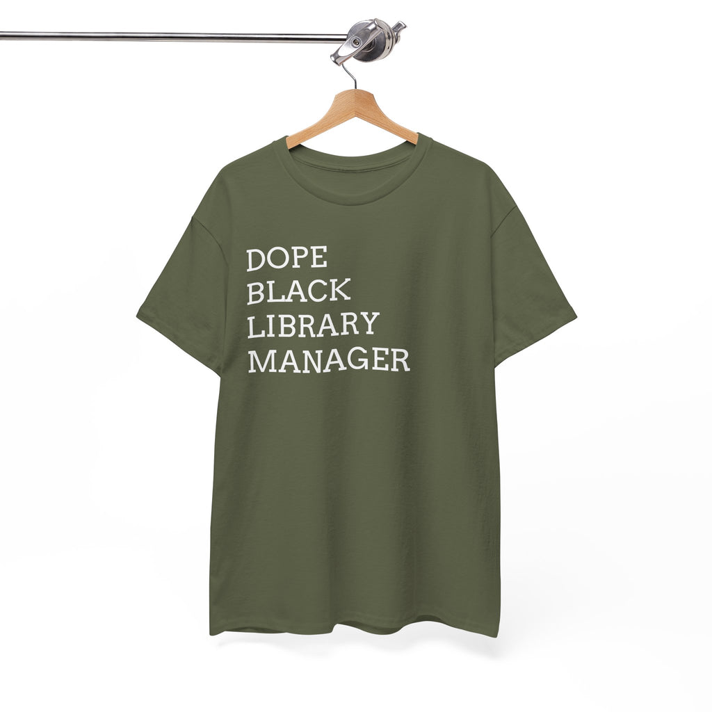 Dope Black Library Manager T-Shirt