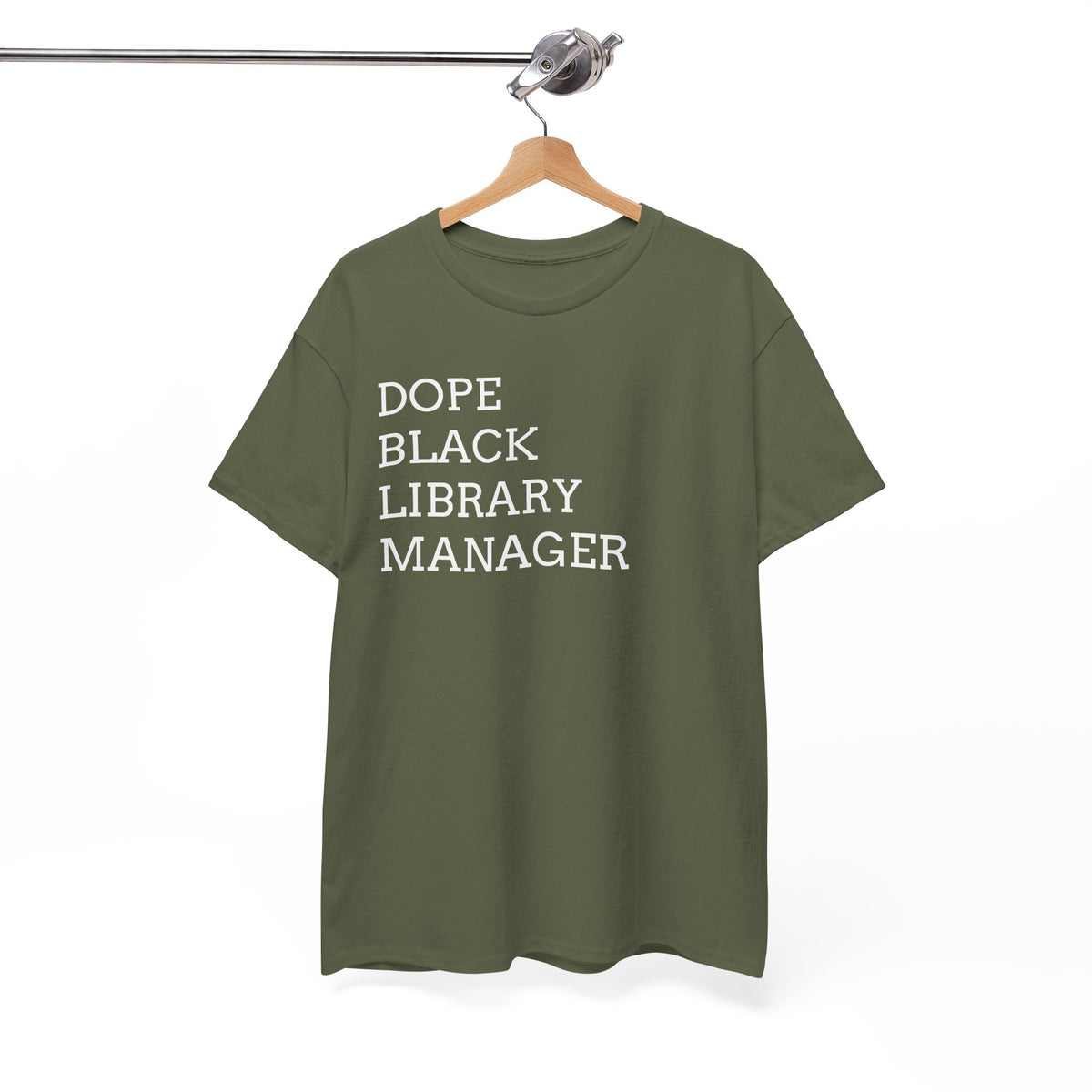 Dope Black Library Manager T-Shirt