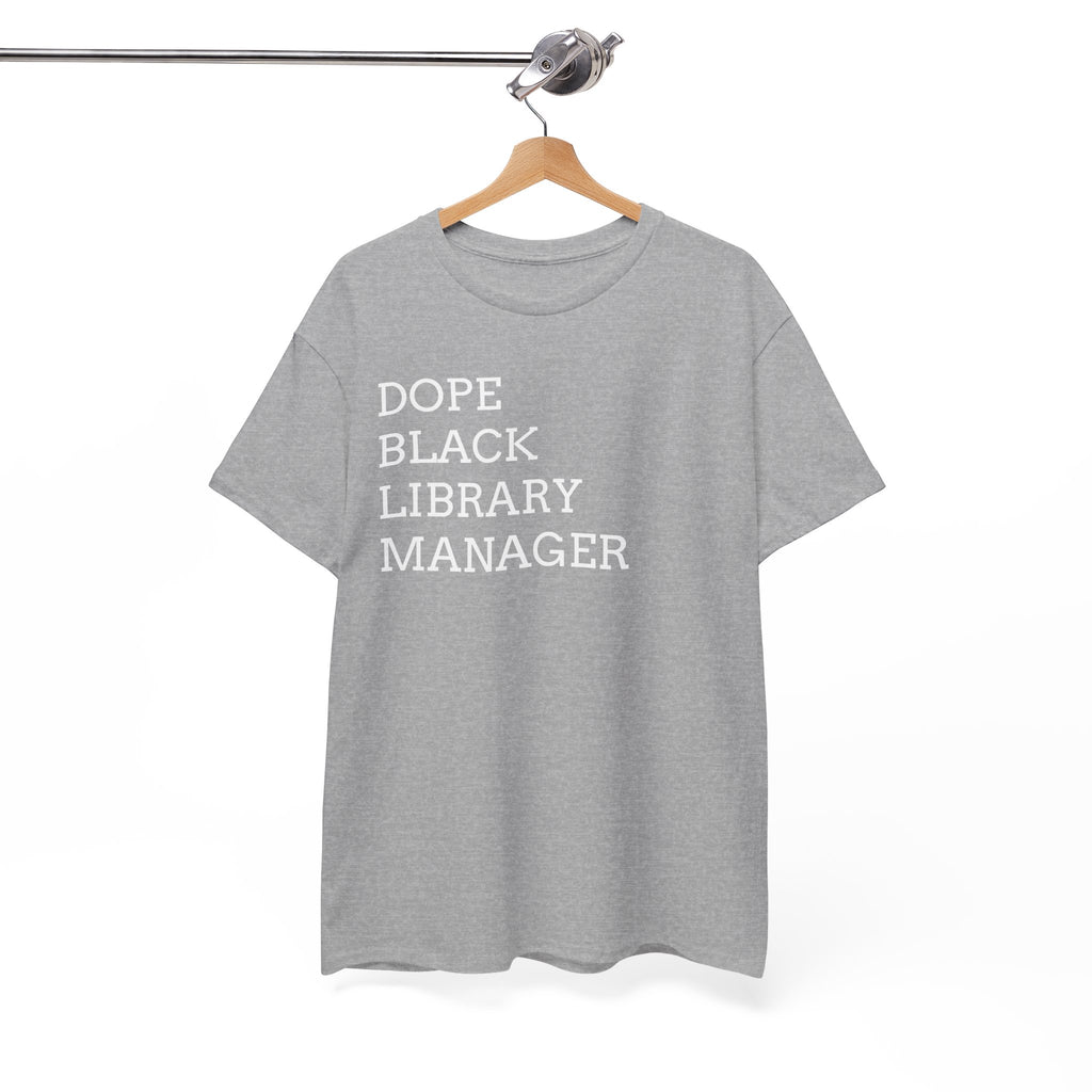 Dope Black Library Manager T-Shirt