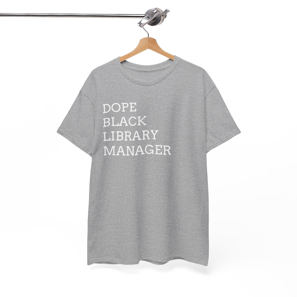 Dope Black Library Manager T-Shirt