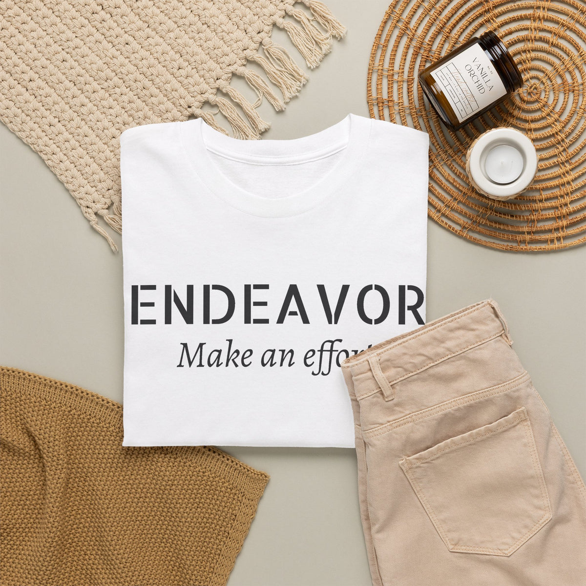 Endeavor "Make an Effort" T-Shirt — Motivational Casual Tee