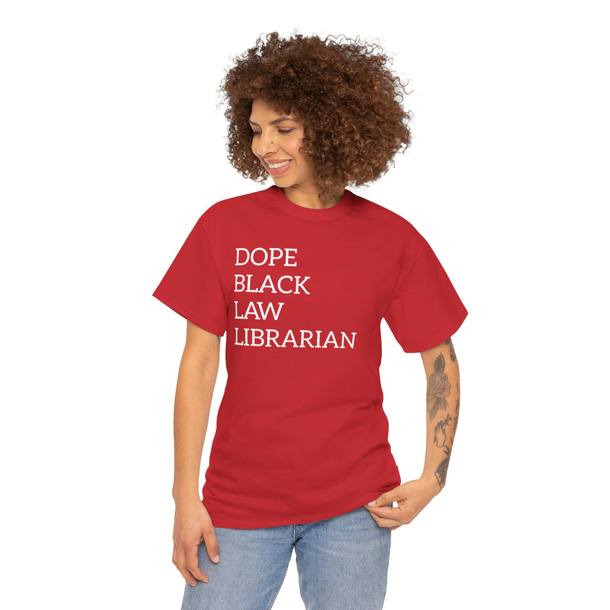 Dope Black Law Librarian T‑Shirt