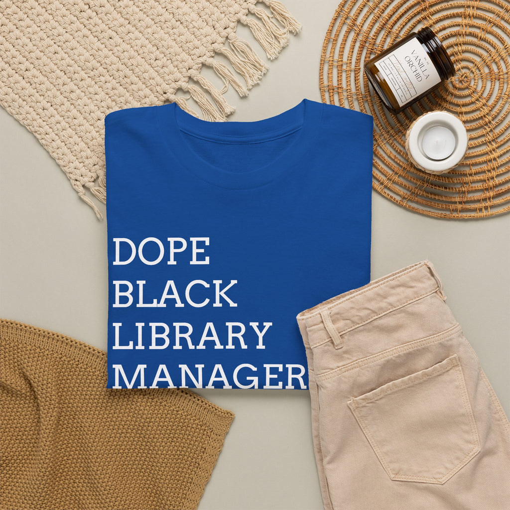 Dope Black Library Manager T-Shirt