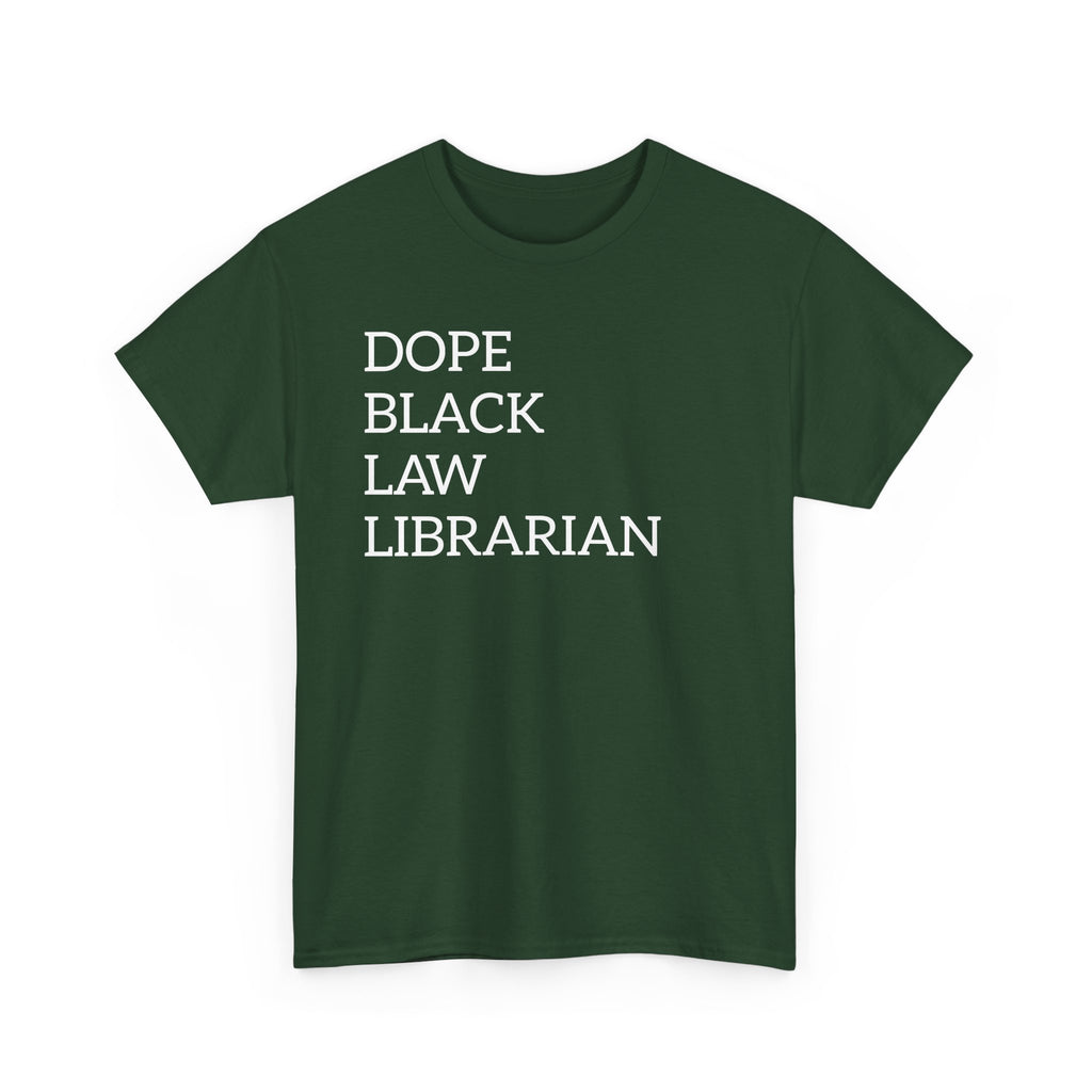 Dope Black Law Librarian T‑Shirt