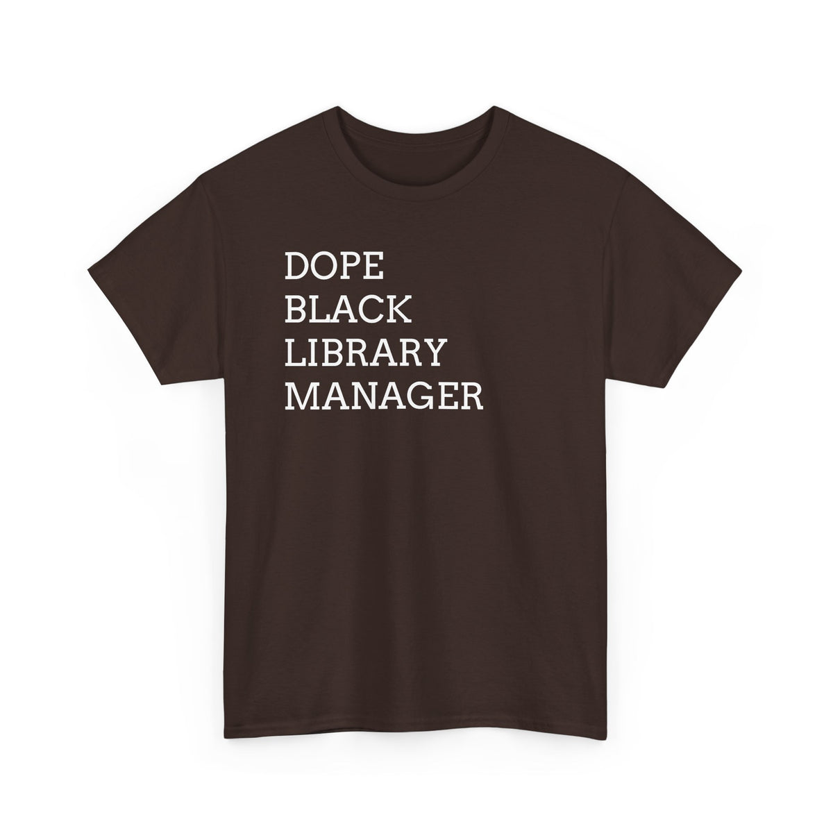 Dope Black Library Manager T-Shirt