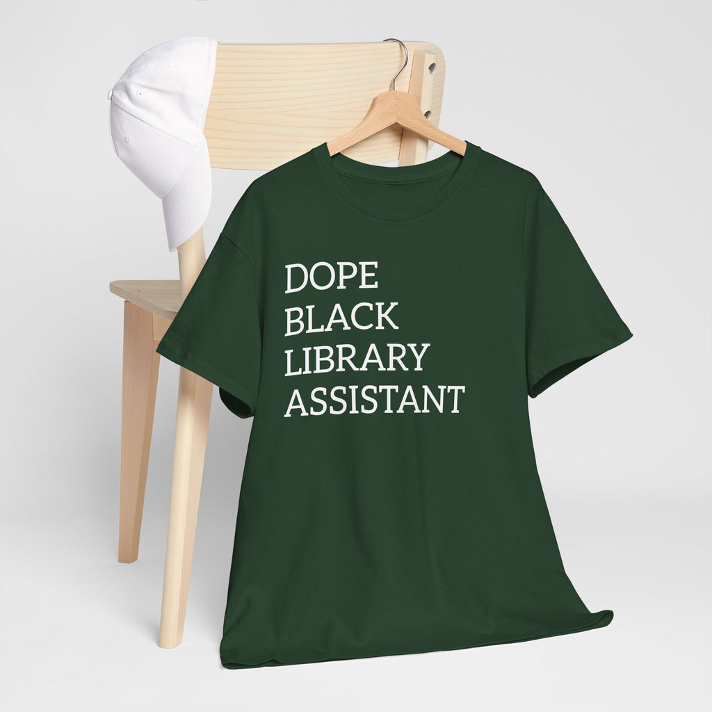 Dope Black Library Assistant T‑Shirt