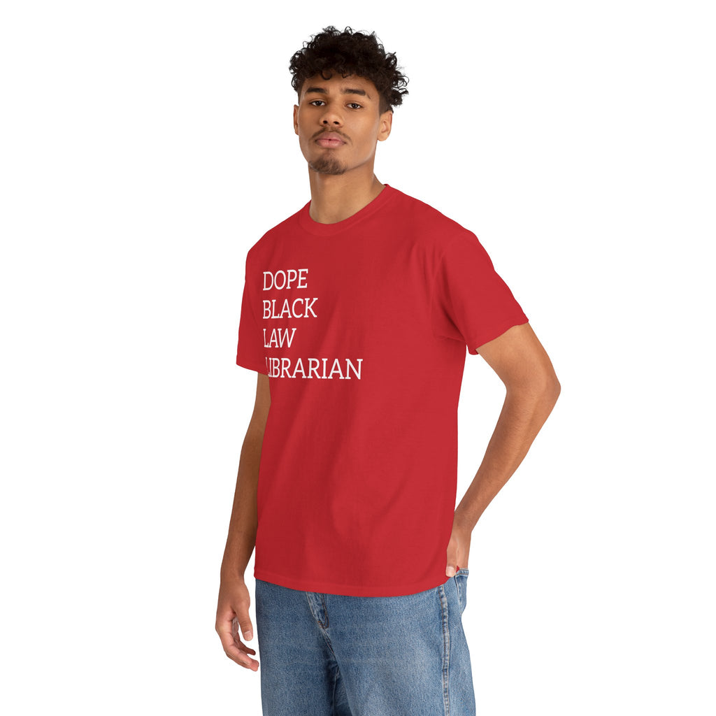Dope Black Law Librarian T‑Shirt