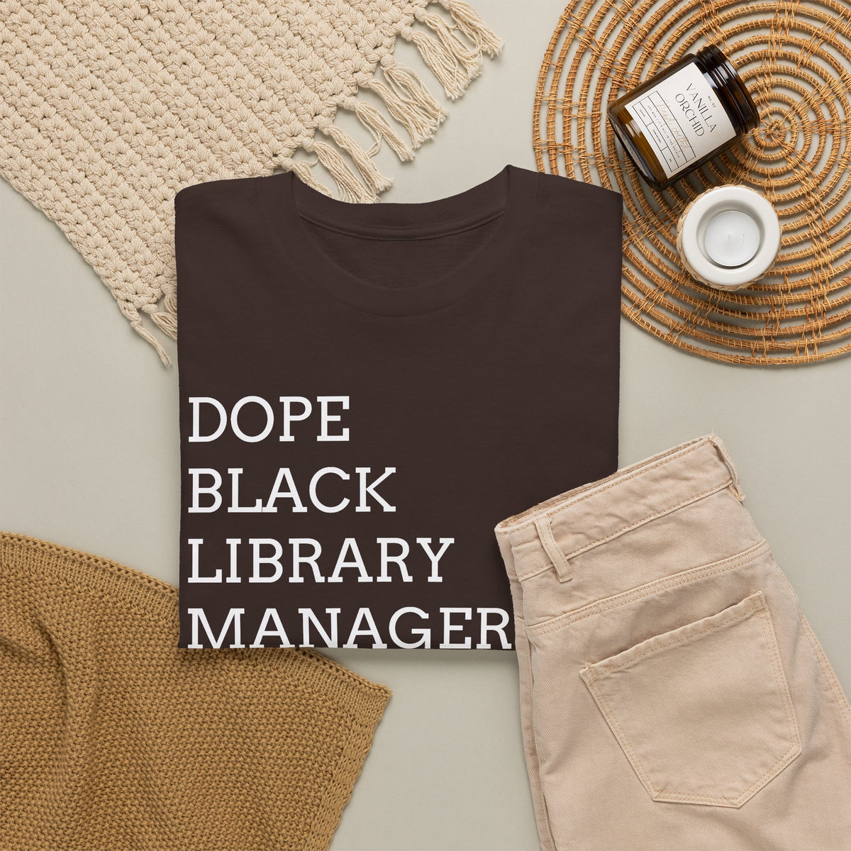 Dope Black Library Manager T-Shirt