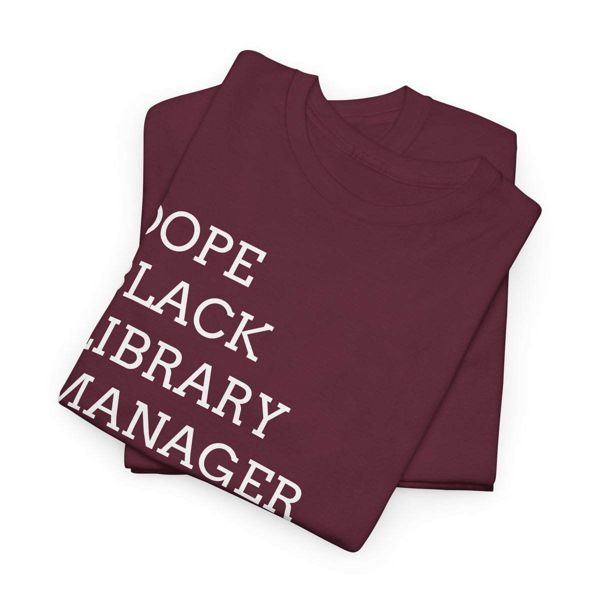 Dope Black Library Manager T-Shirt