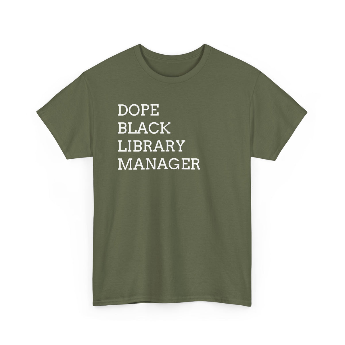 Dope Black Library Manager T-Shirt