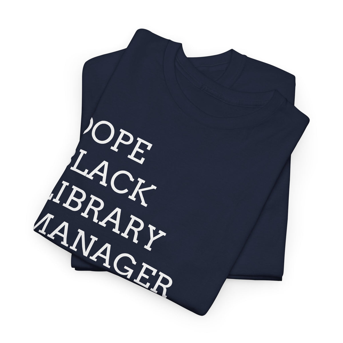 Dope Black Library Manager T-Shirt