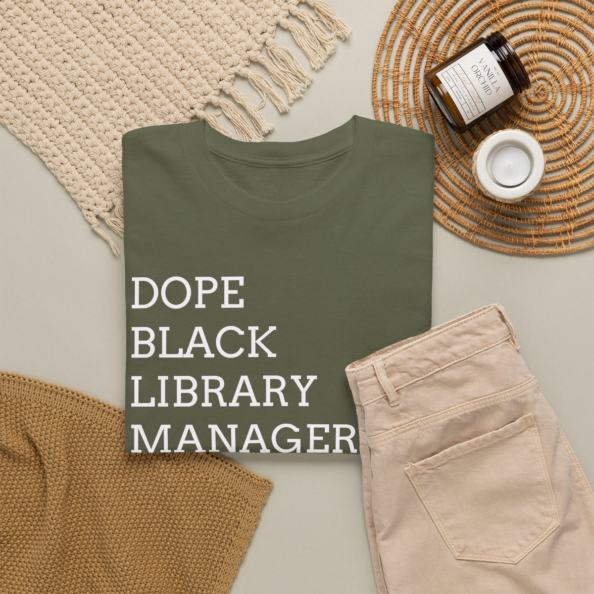 Dope Black Library Manager T-Shirt