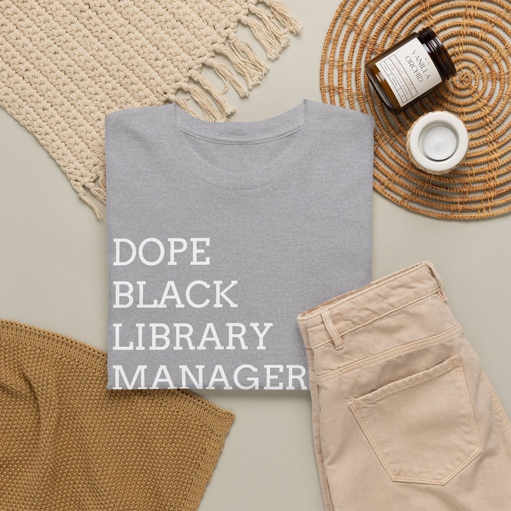Dope Black Library Manager T-Shirt