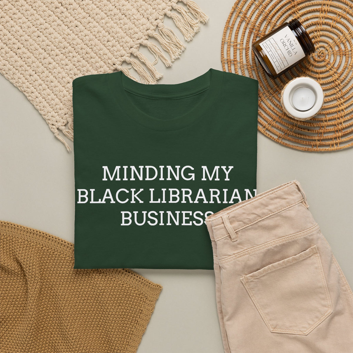 Minding My Black Librarian Business T-Shirt