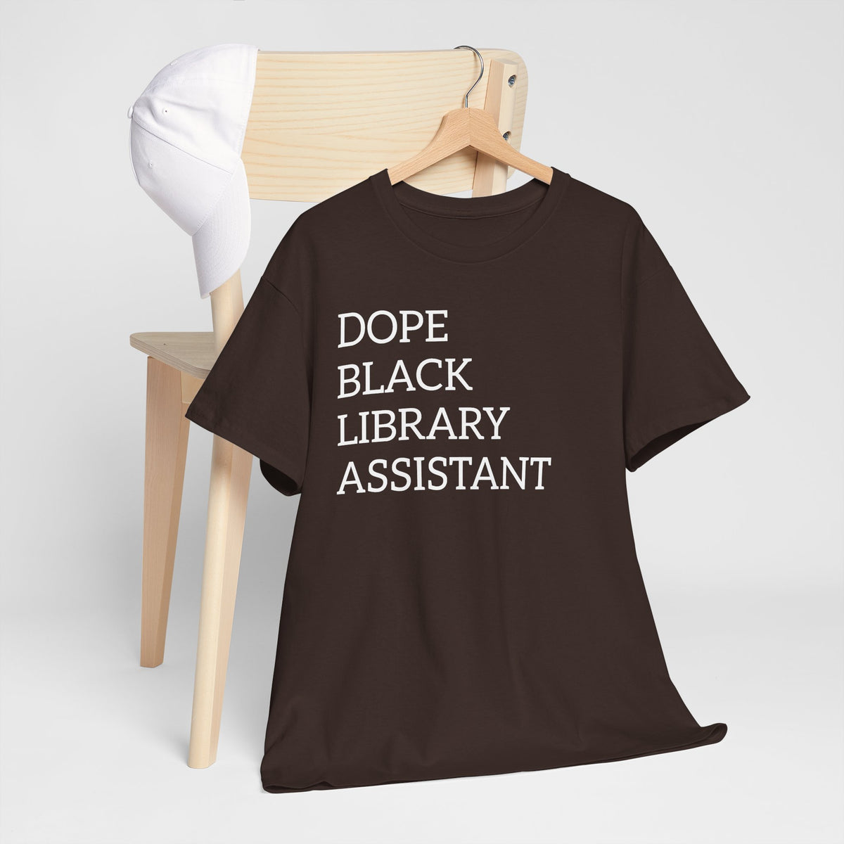Dope Black Library Assistant T‑Shirt