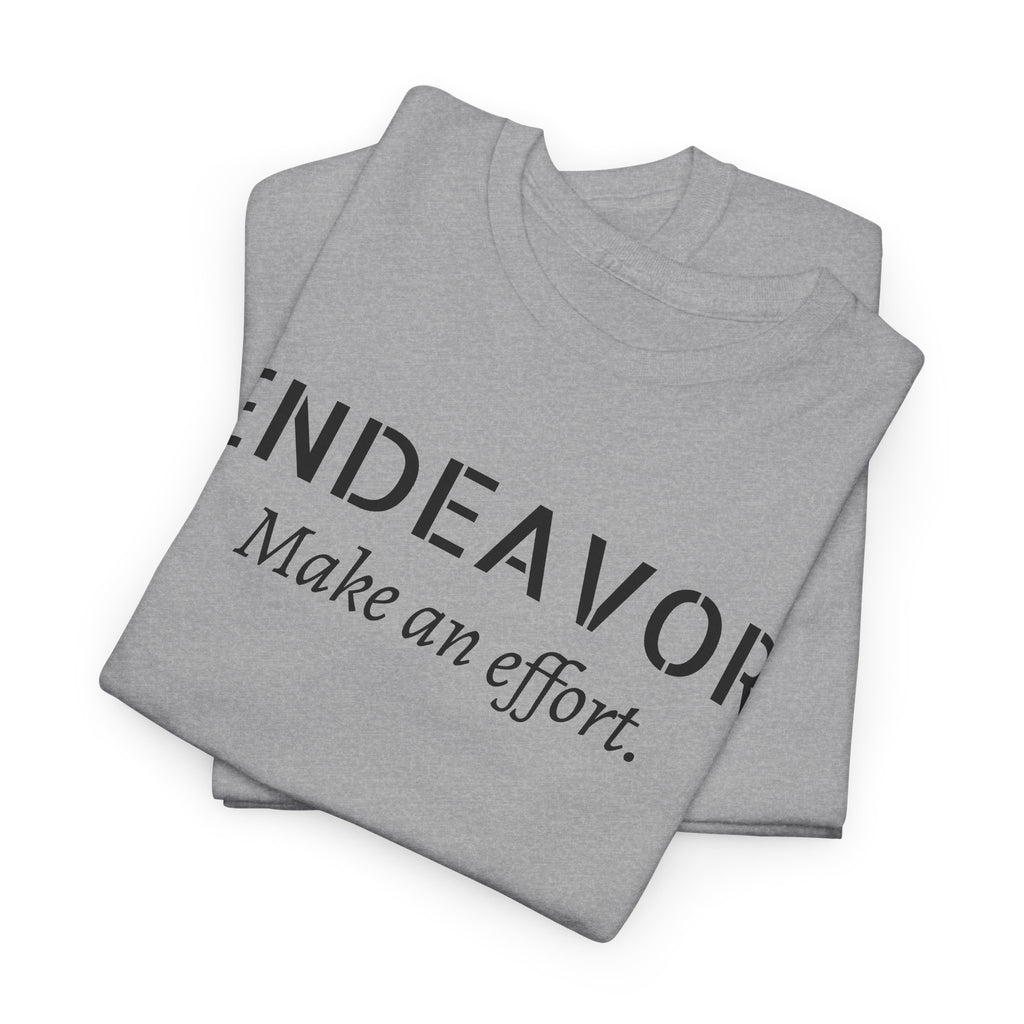 Endeavor "Make an Effort" T-Shirt — Motivational Casual Tee