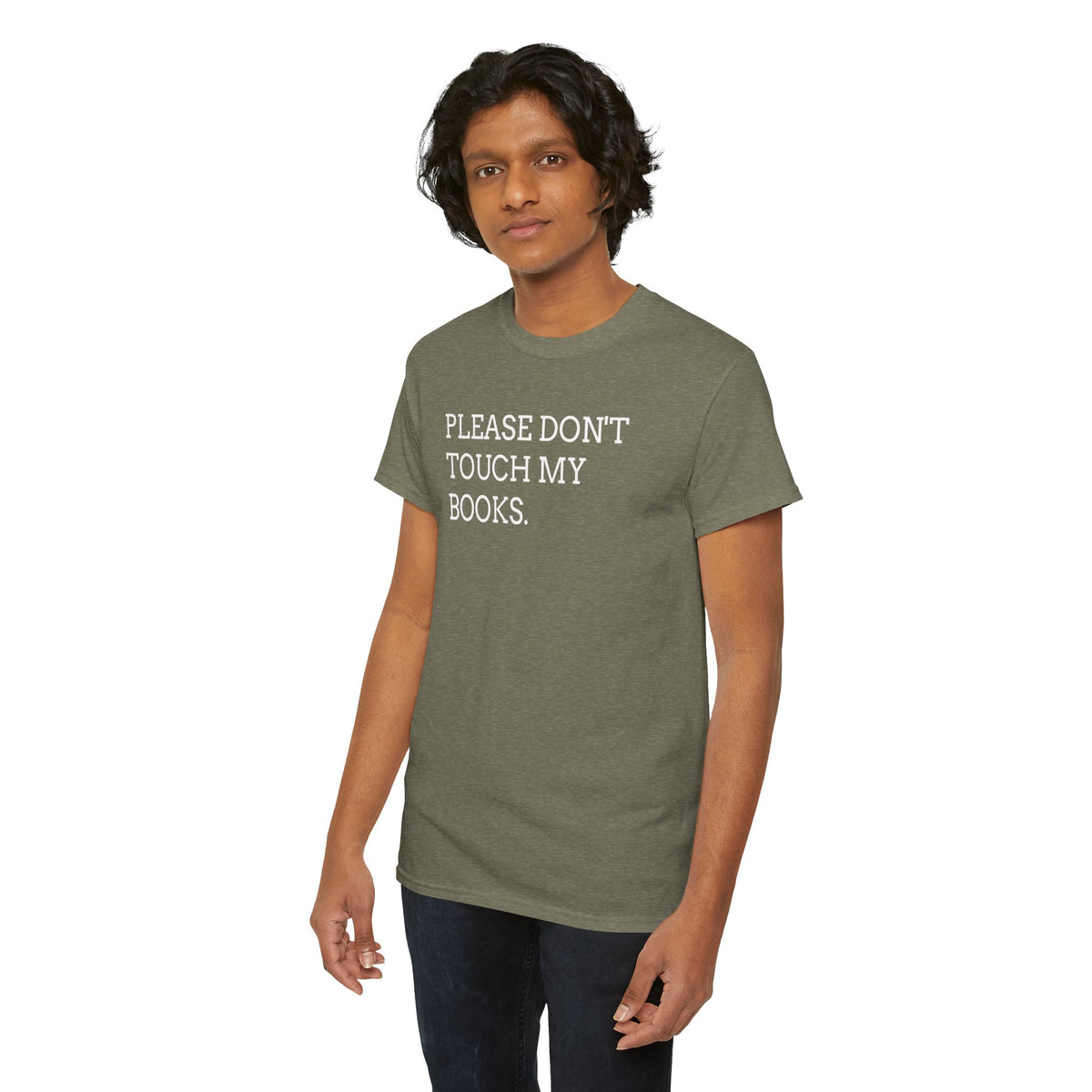 Please Don’t Touch My Books T-Shirt — Funny Book Lover Tee
