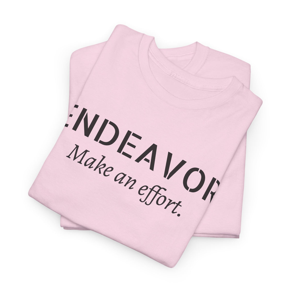 Endeavor "Make an Effort" T-Shirt — Motivational Casual Tee