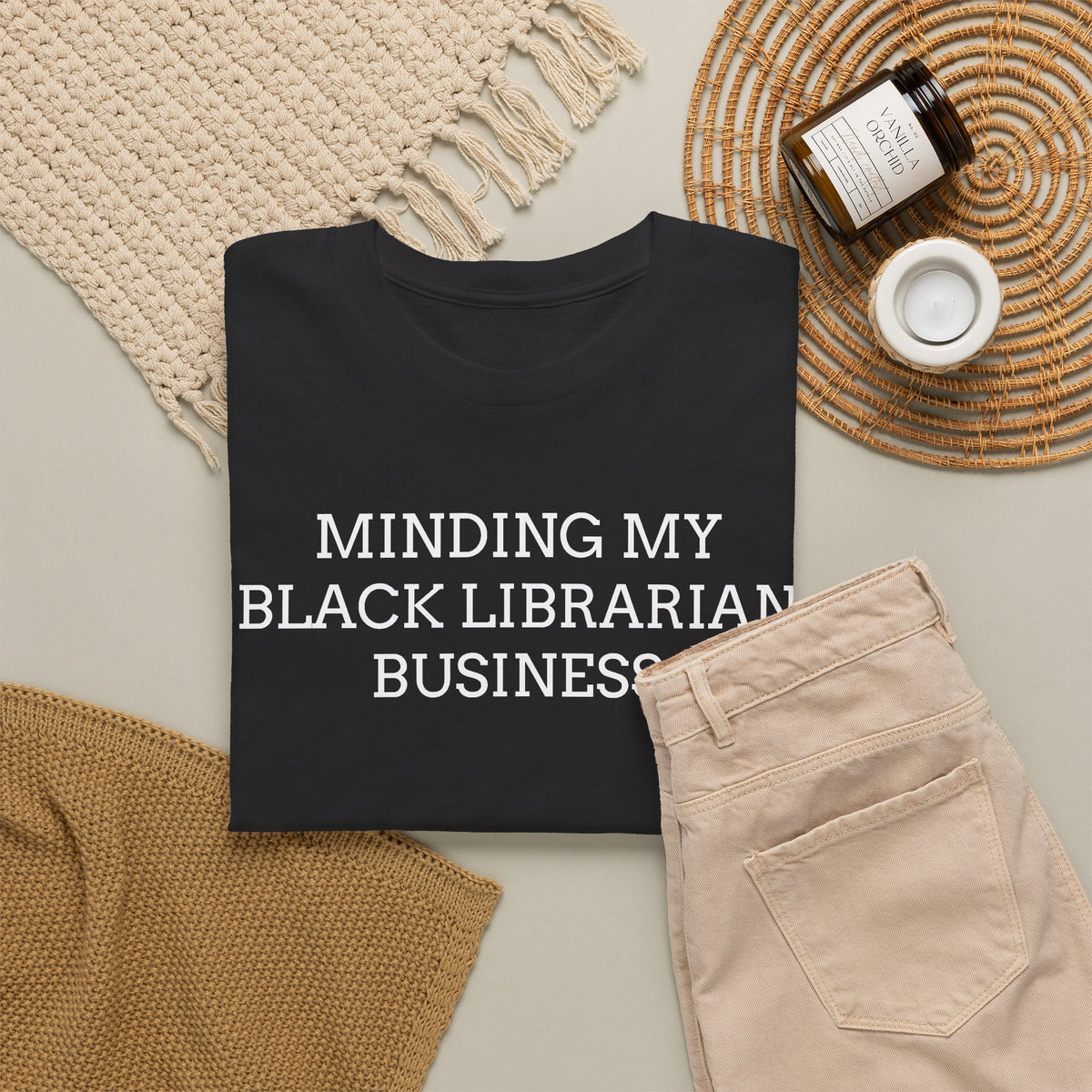 Minding My Black Librarian Business T-Shirt