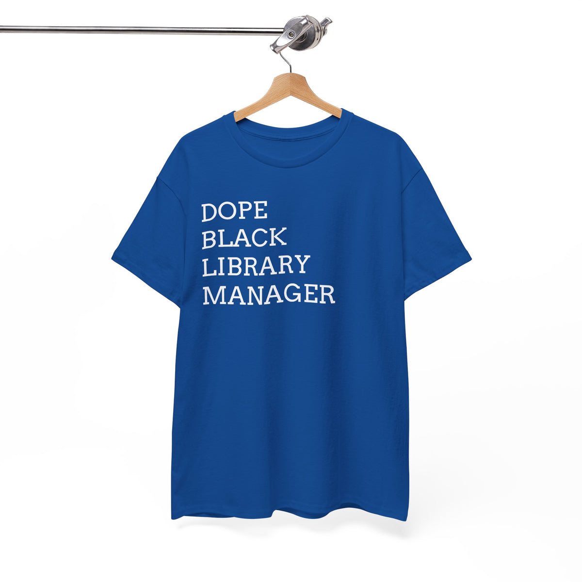 Dope Black Library Manager T-Shirt