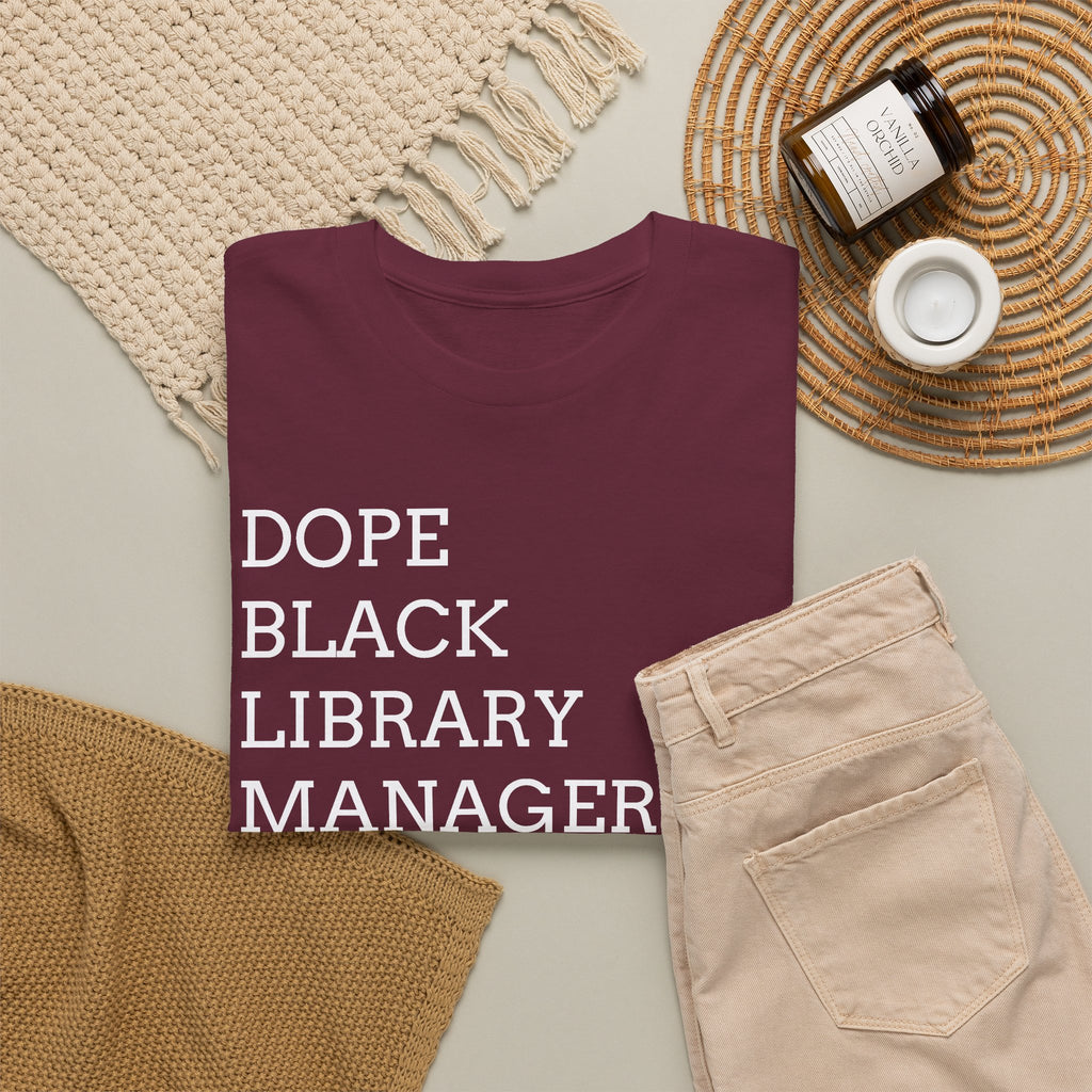 Dope Black Library Manager T-Shirt
