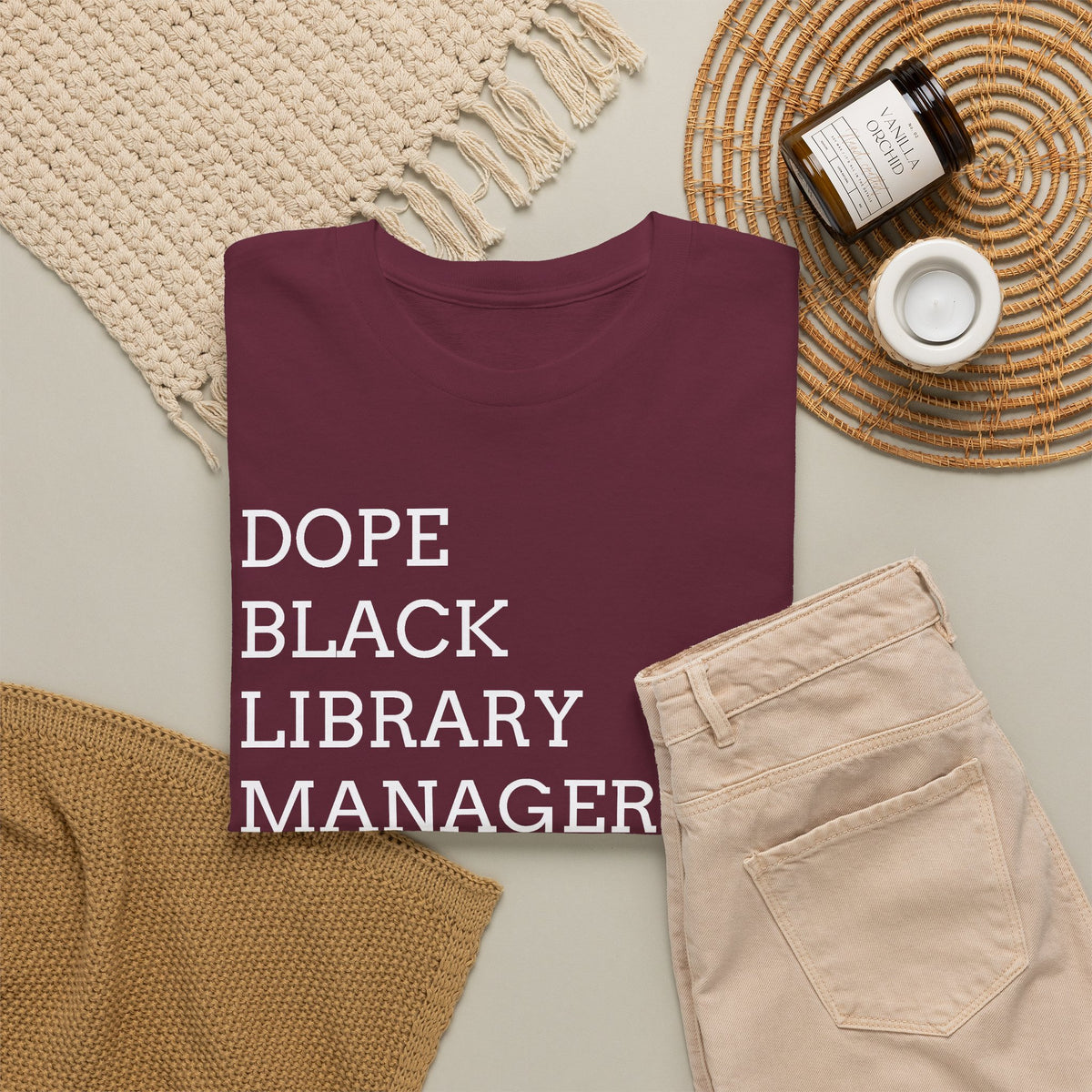 Dope Black Library Manager T-Shirt