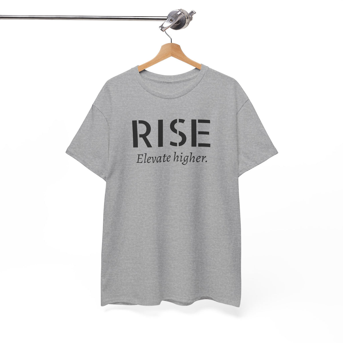 Rise "Elevate Higher" T-Shirt — Inspirational Motivational Tee