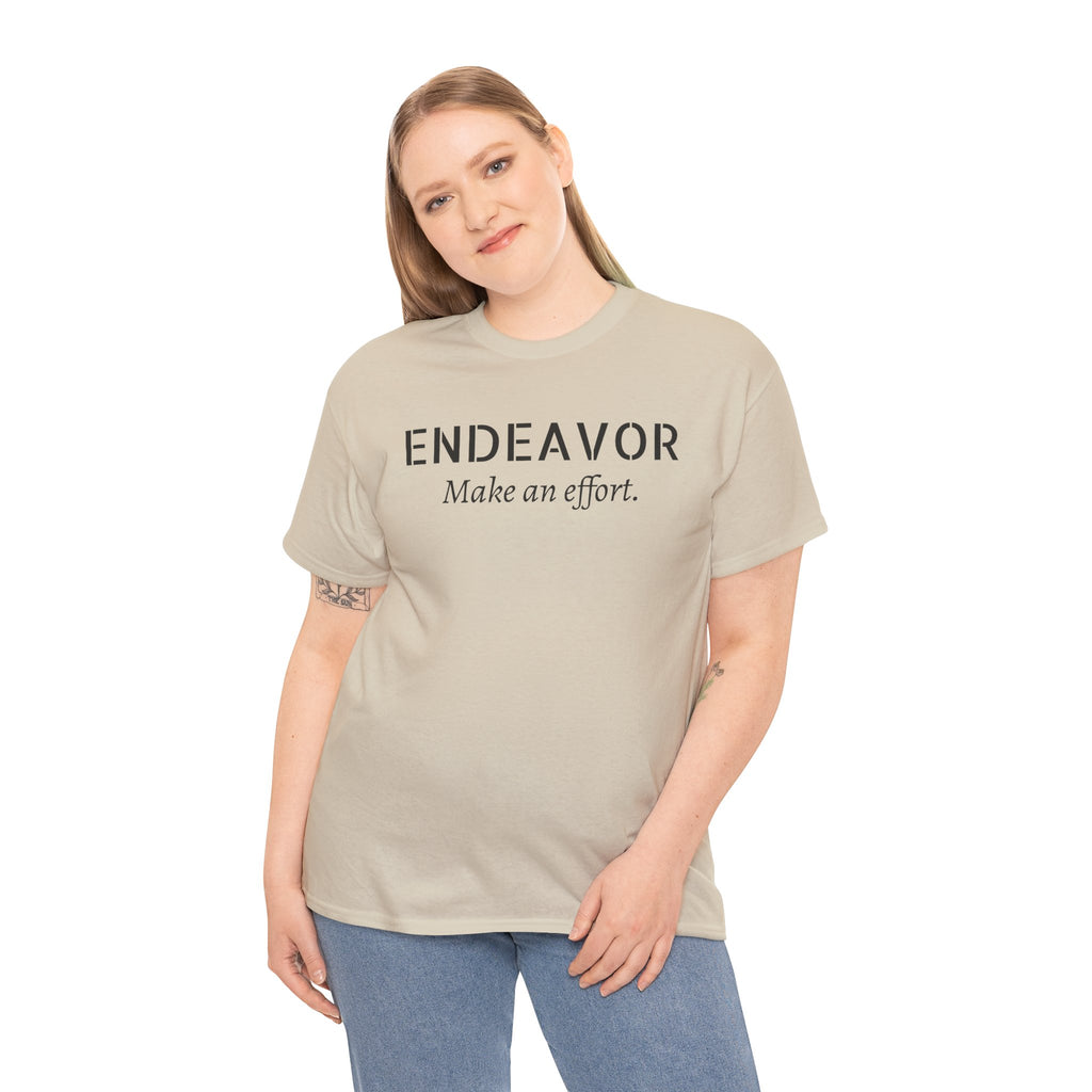 Endeavor "Make an Effort" T-Shirt — Motivational Casual Tee