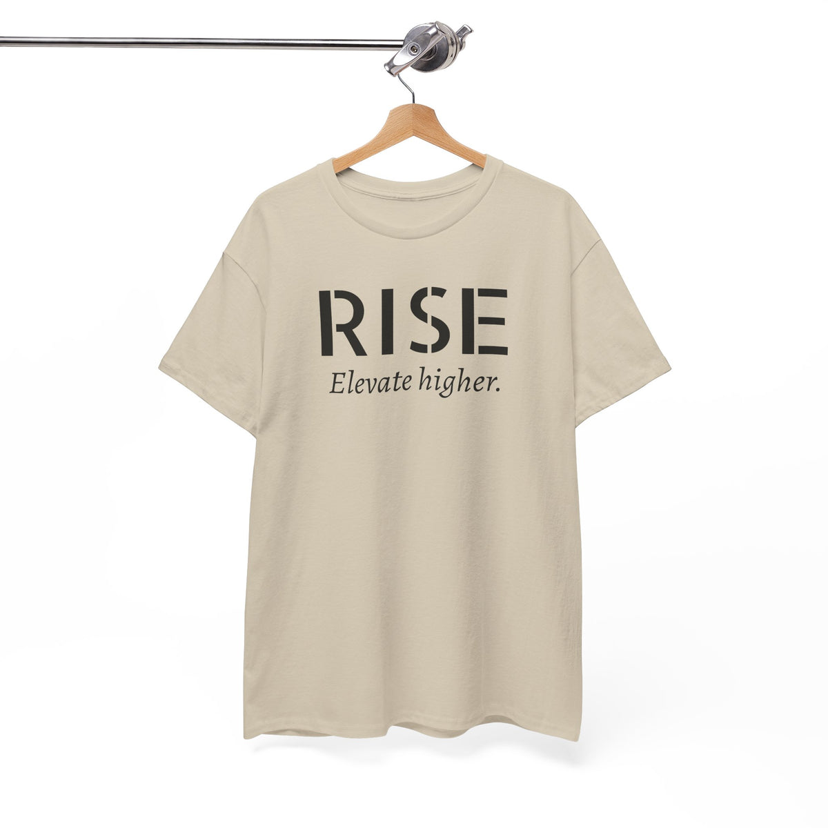Rise "Elevate Higher" T-Shirt — Inspirational Motivational Tee