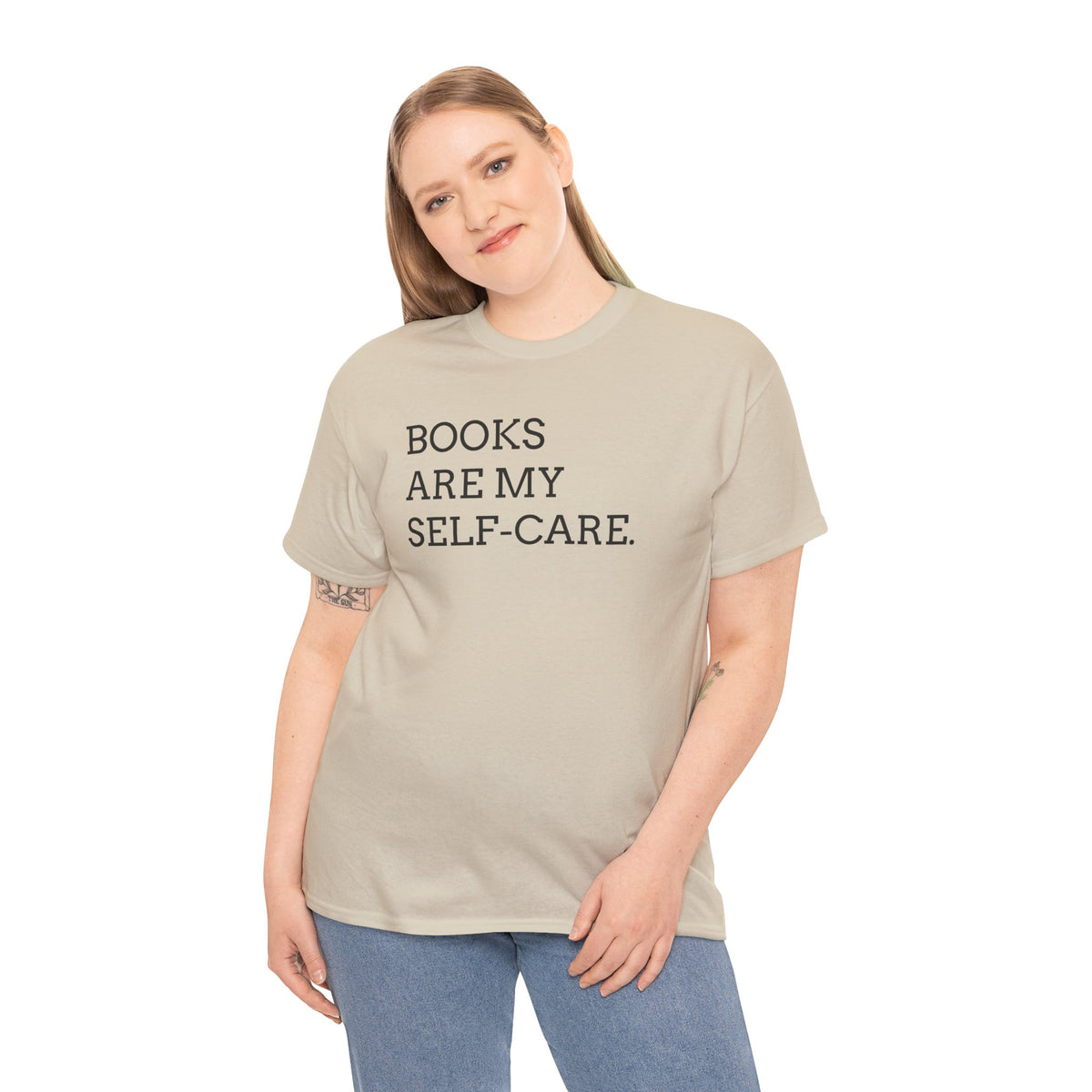 Books Are My Self-Care Tee — Literary Quote T‑Shirt for Book Lovers