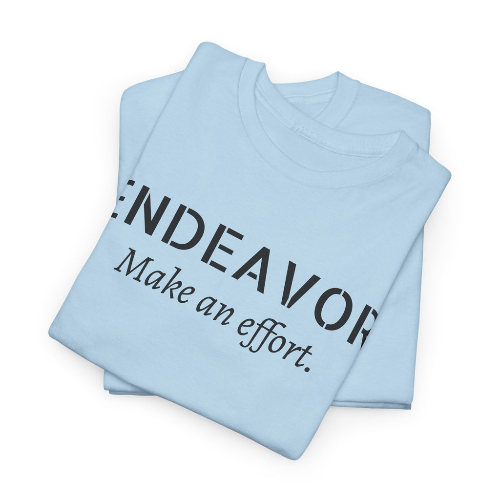 Endeavor "Make an Effort" T-Shirt — Motivational Casual Tee