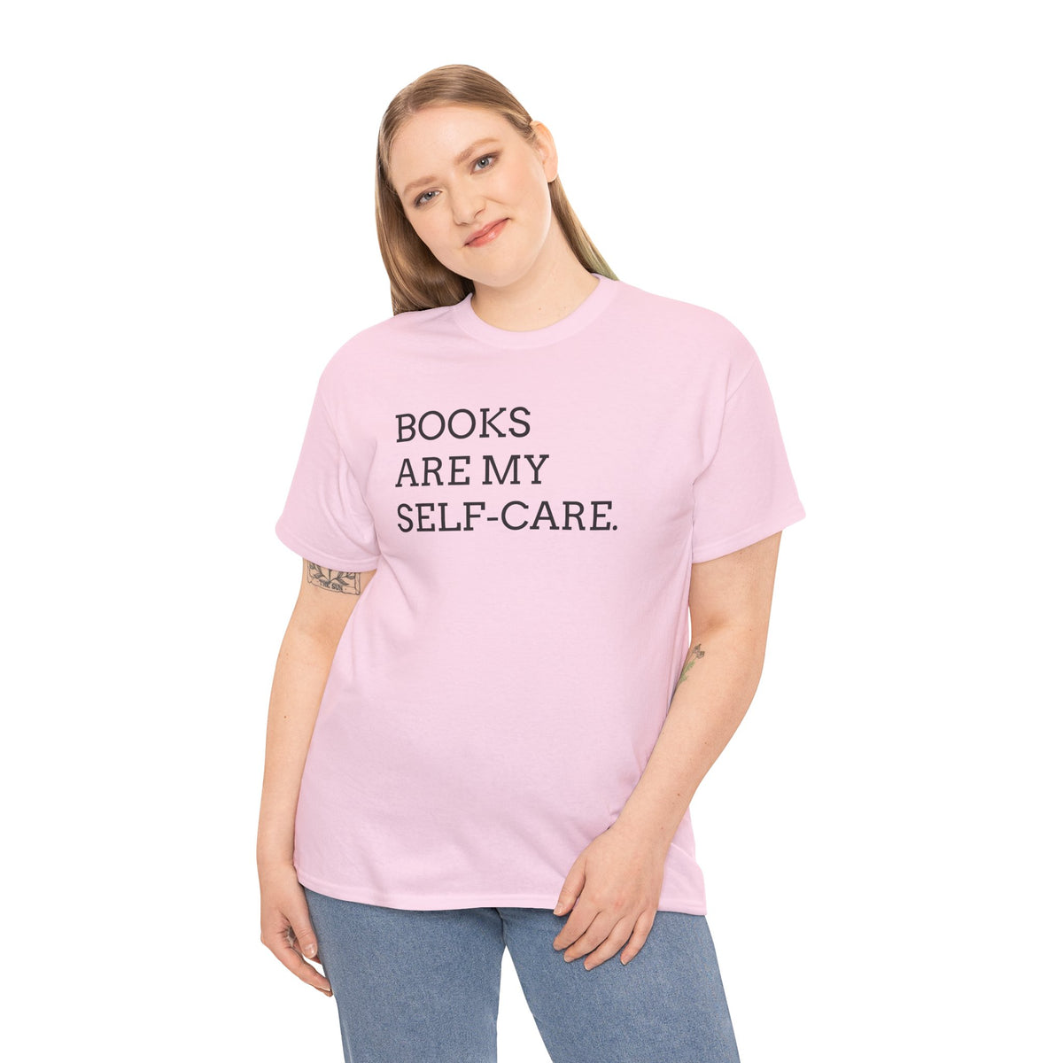 Books Are My Self-Care Tee — Literary Quote T‑Shirt for Book Lovers