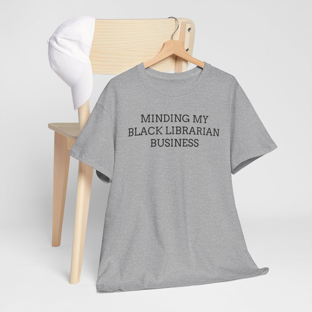 Minding My Black Librarian Business Tee
