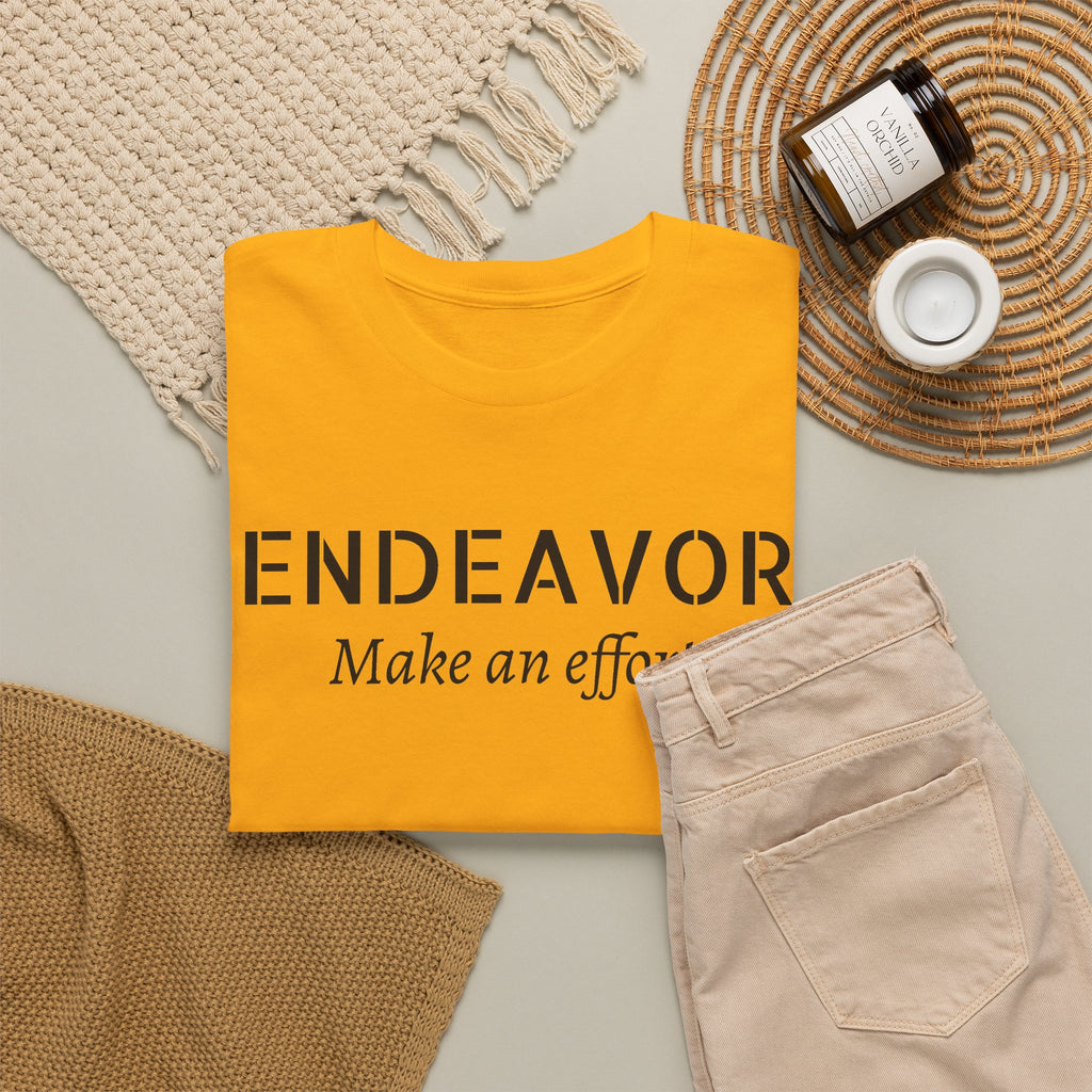 Endeavor "Make an Effort" T-Shirt — Motivational Casual Tee