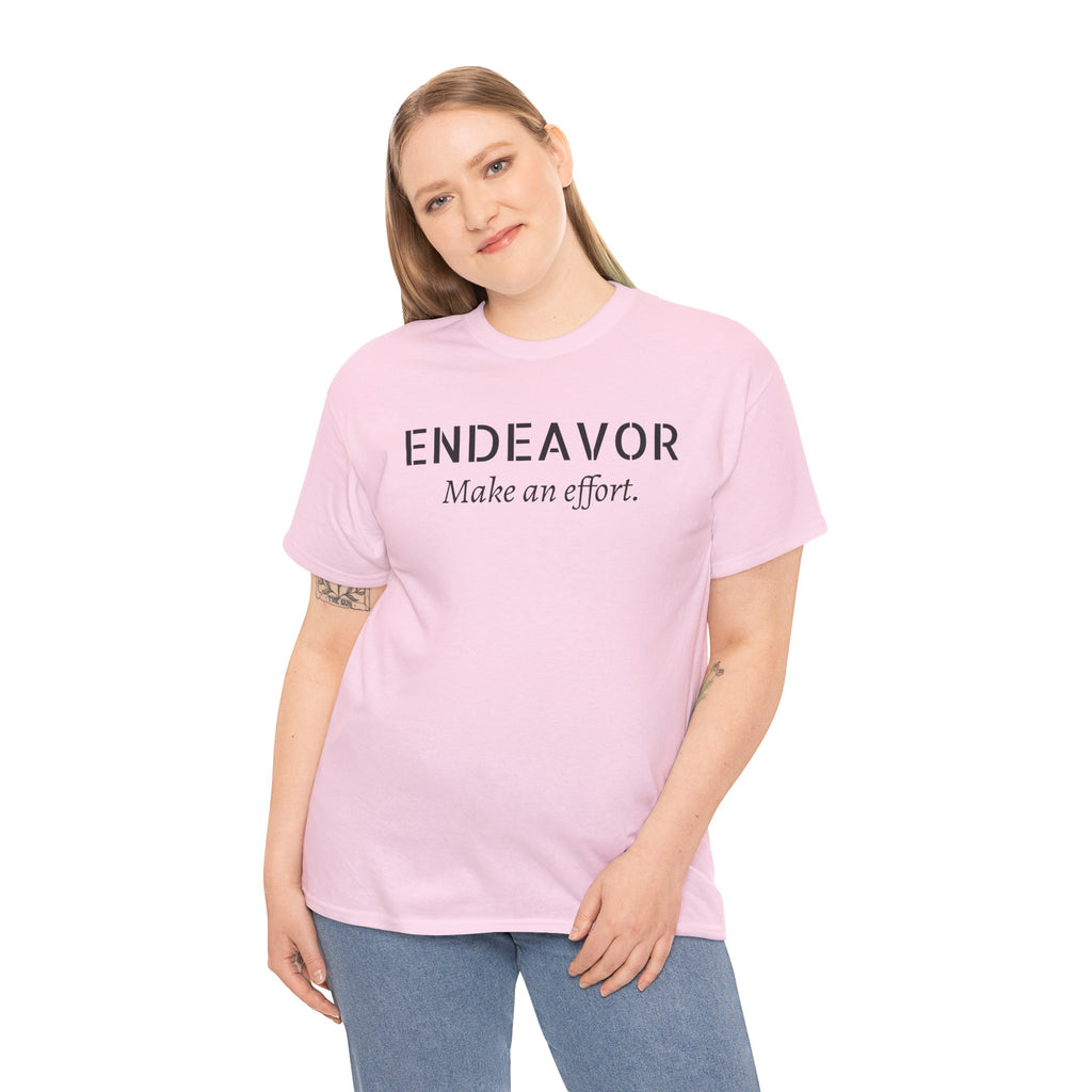 Endeavor "Make an Effort" T-Shirt — Motivational Casual Tee