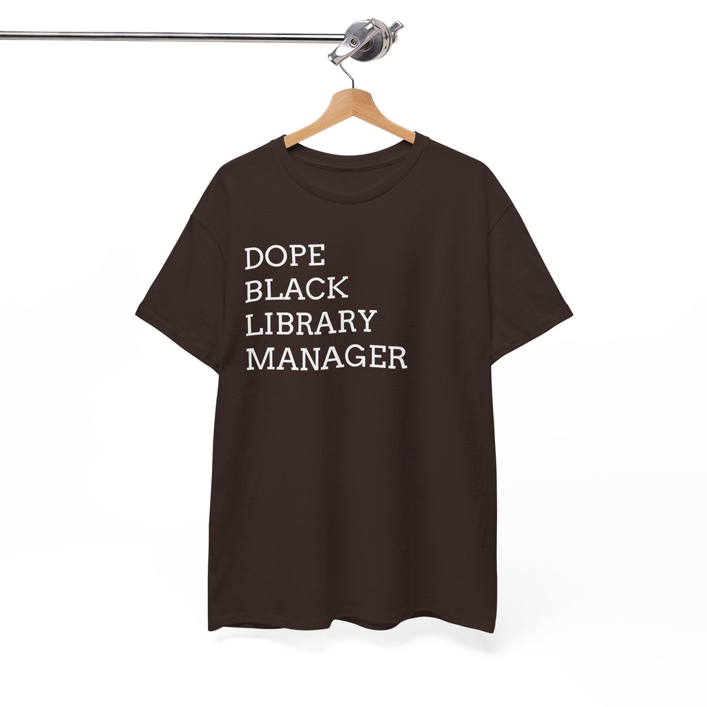 Dope Black Library Manager T-Shirt