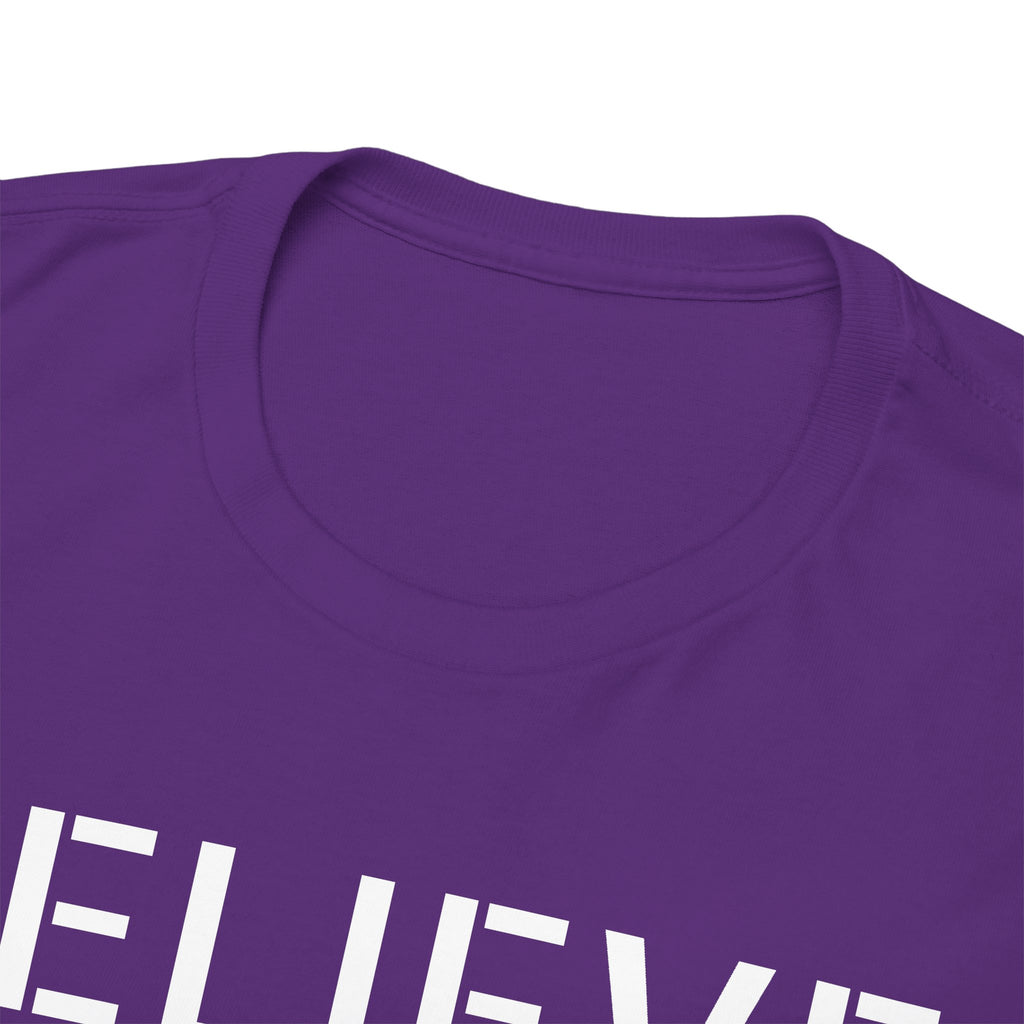 Believe Faith T‑Shirt — "Believe: Faith Unlocks Doors" Inspirational Tee