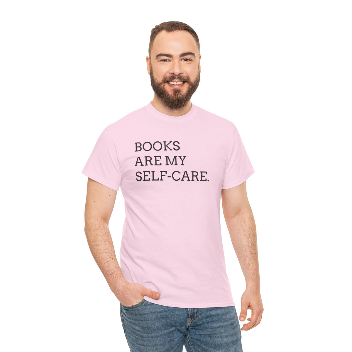 Books Are My Self-Care Tee — Literary Quote T‑Shirt for Book Lovers