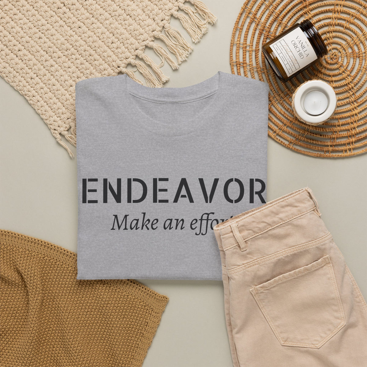 Endeavor "Make an Effort" T-Shirt — Motivational Casual Tee