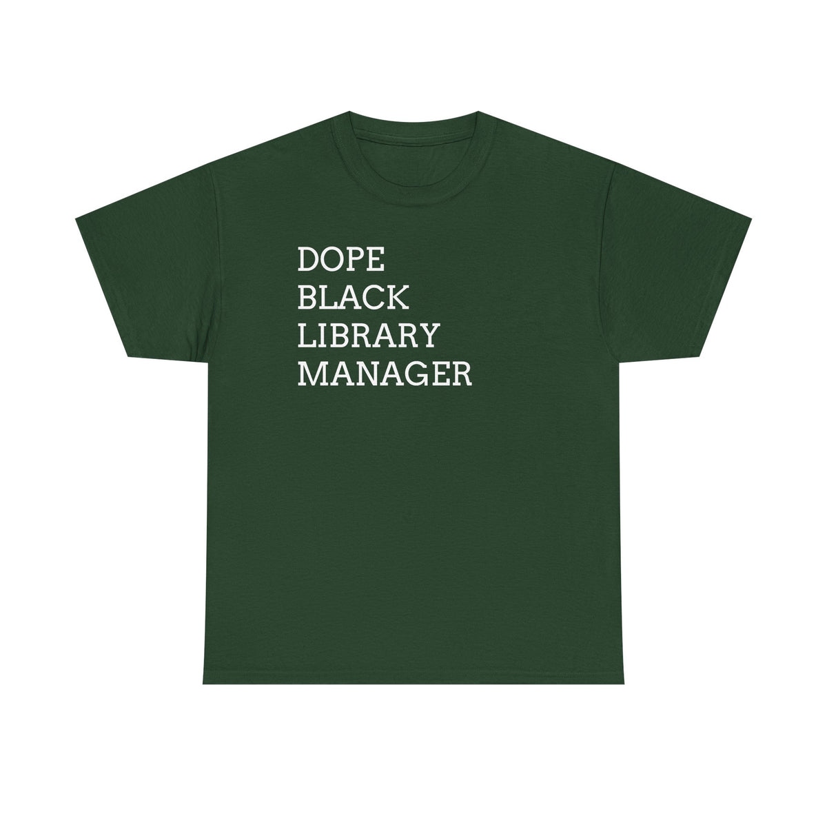 Dope Black Library Manager T-Shirt