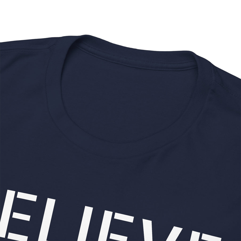 Believe Faith T‑Shirt — "Believe: Faith Unlocks Doors" Inspirational Tee
