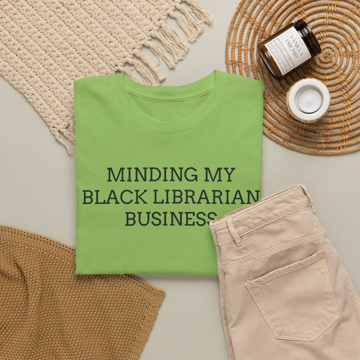 Minding My Black Librarian Business Tee
