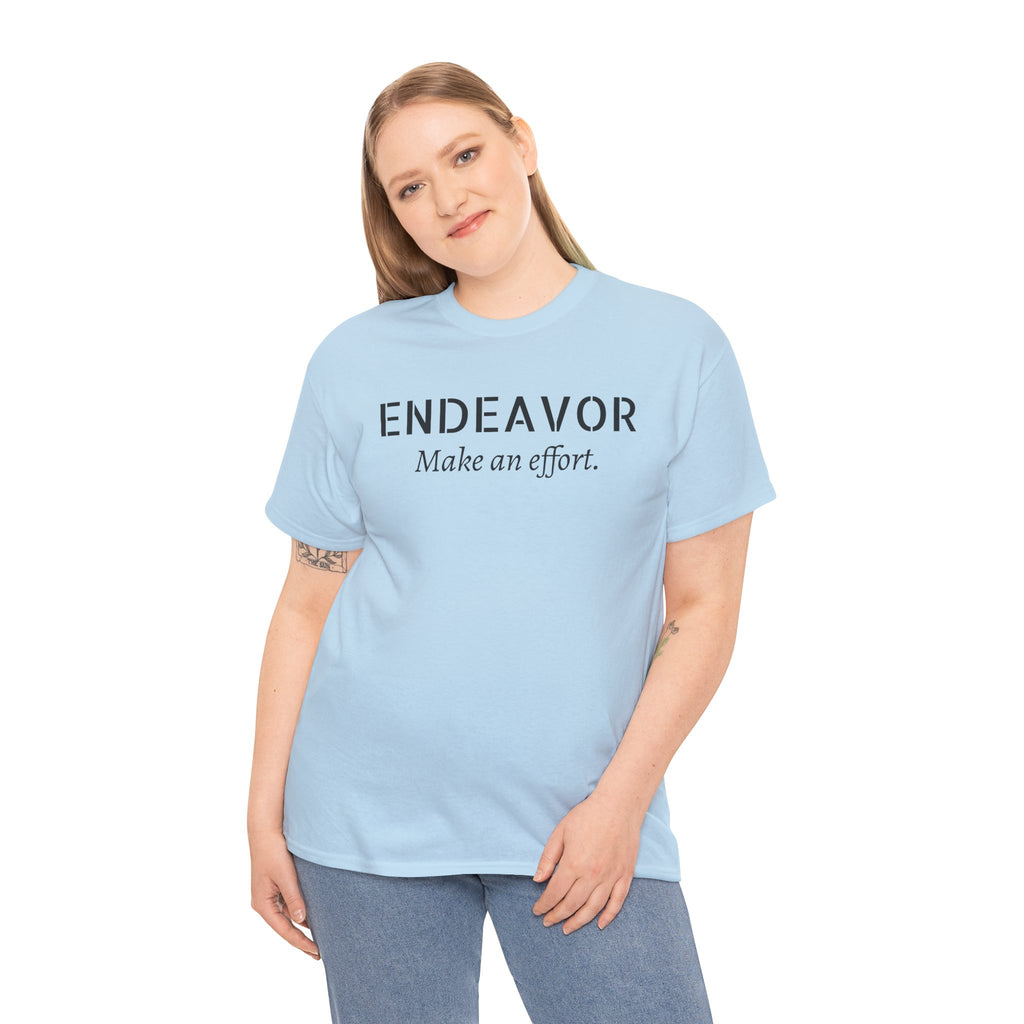 Endeavor "Make an Effort" T-Shirt — Motivational Casual Tee