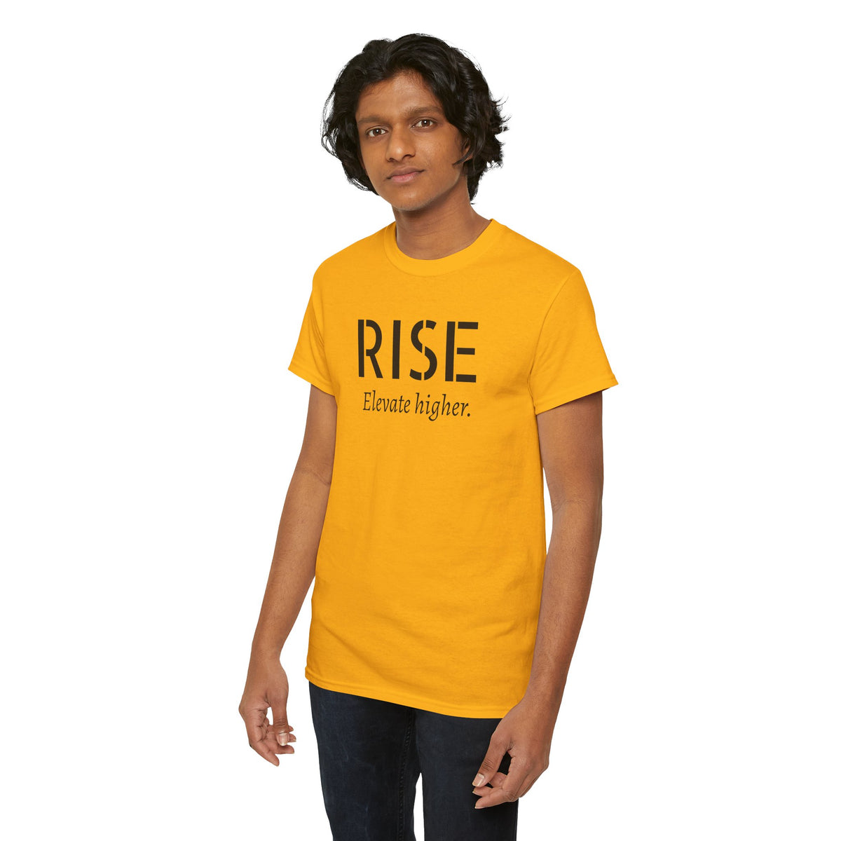 Rise "Elevate Higher" T-Shirt — Inspirational Motivational Tee