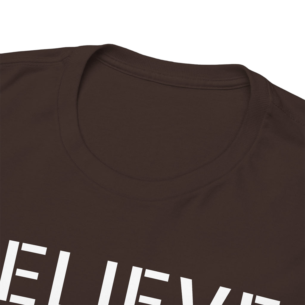 Believe Faith T‑Shirt — "Believe: Faith Unlocks Doors" Inspirational Tee