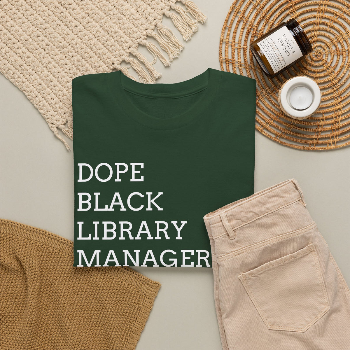 Dope Black Library Manager T-Shirt
