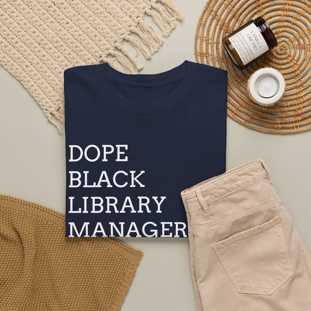 Dope Black Library Manager T-Shirt