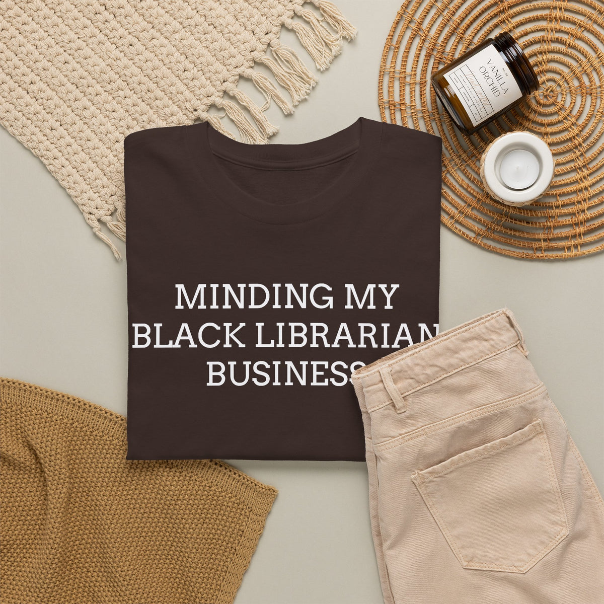 Minding My Black Librarian Business T-Shirt