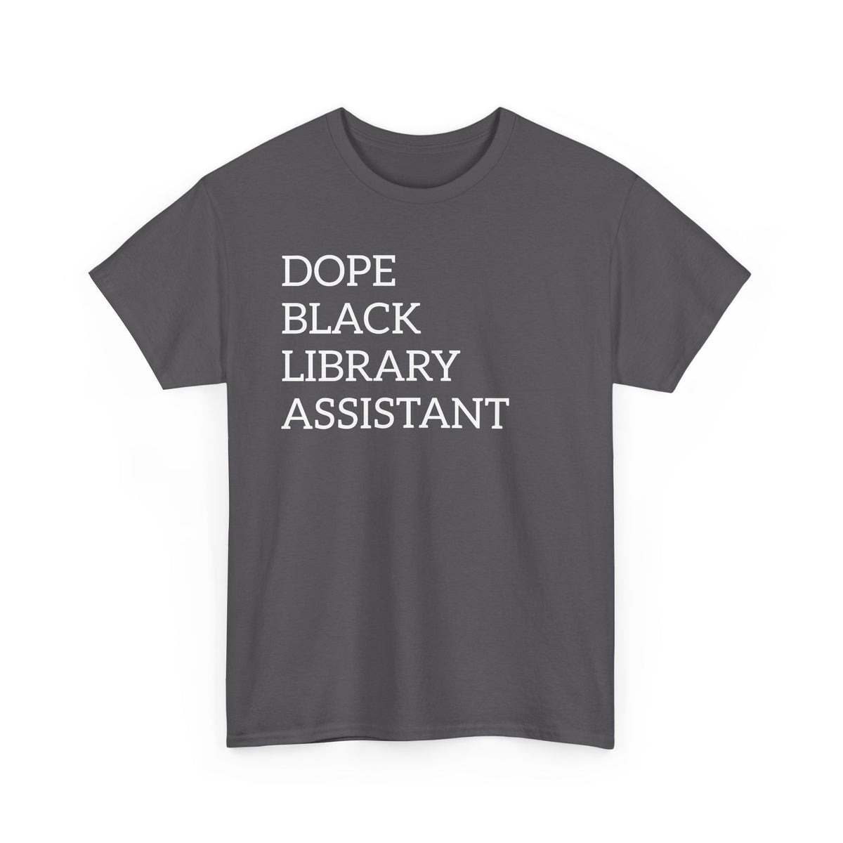 Dope Black Library Assistant T‑Shirt